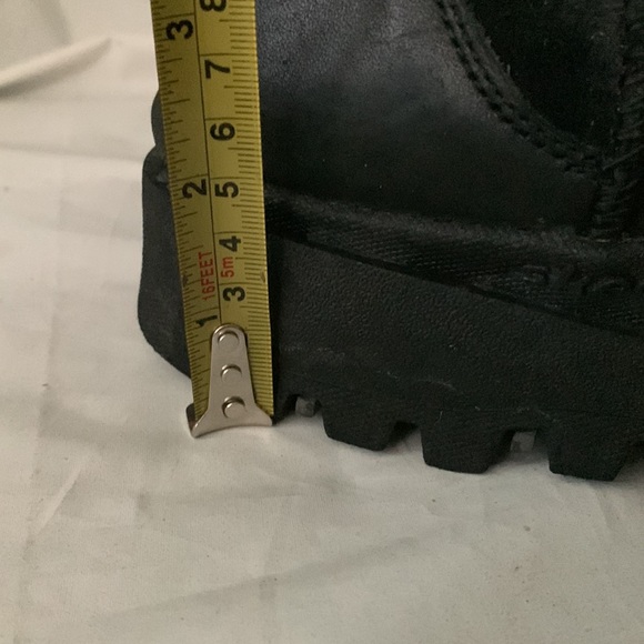 SKECHERS VTG 90’s Y2K Suede Leather Fur Lined Chunky Platform Boots - Picture 12 of 12